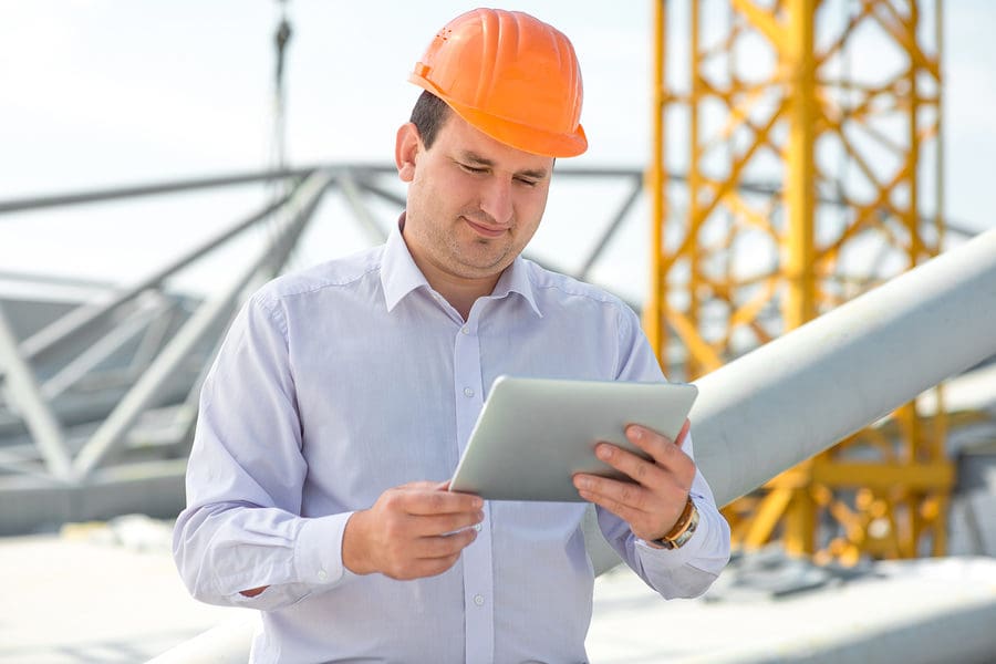 bigstock A Foreman With Digital Tablet 71557336