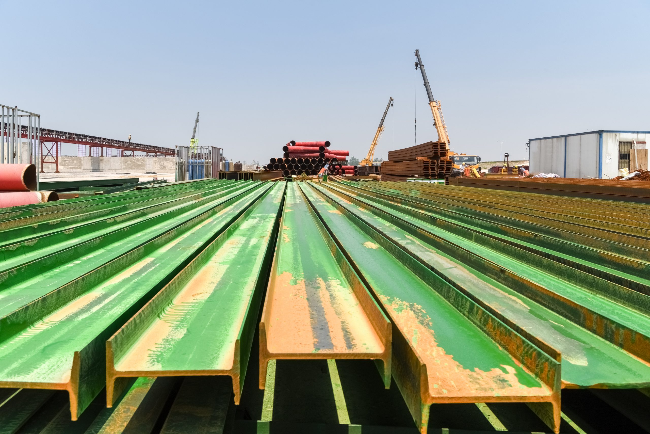 steel i beam on bridge construction site 2021 08 26 17 53 29 utc scaled